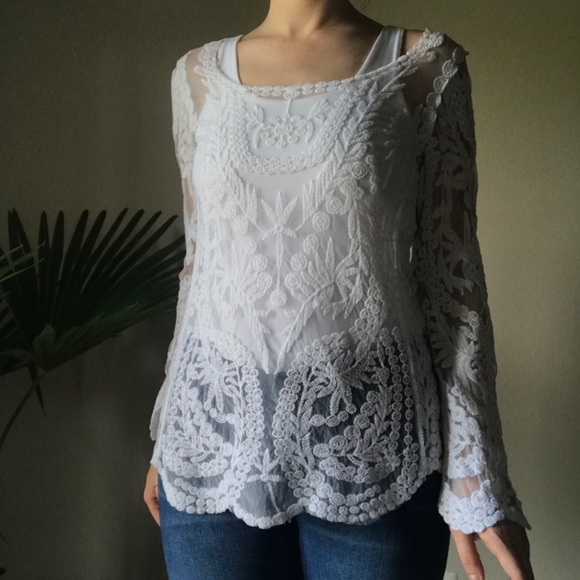 DULCIE Tops - Dulcie Lace Shirt